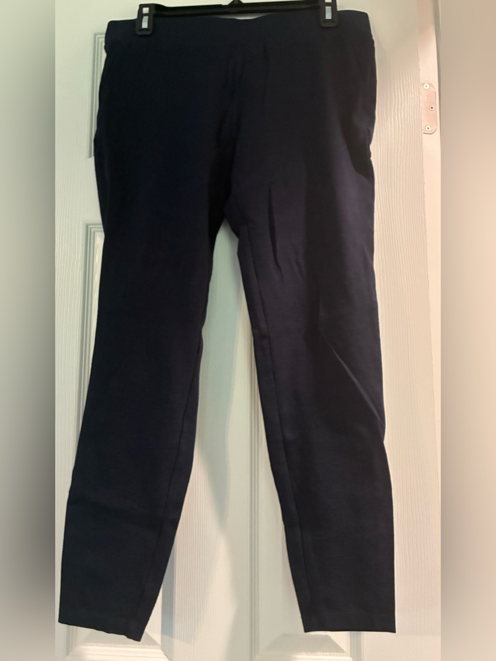 Matty M Womens Navy Stretch Dress Pants